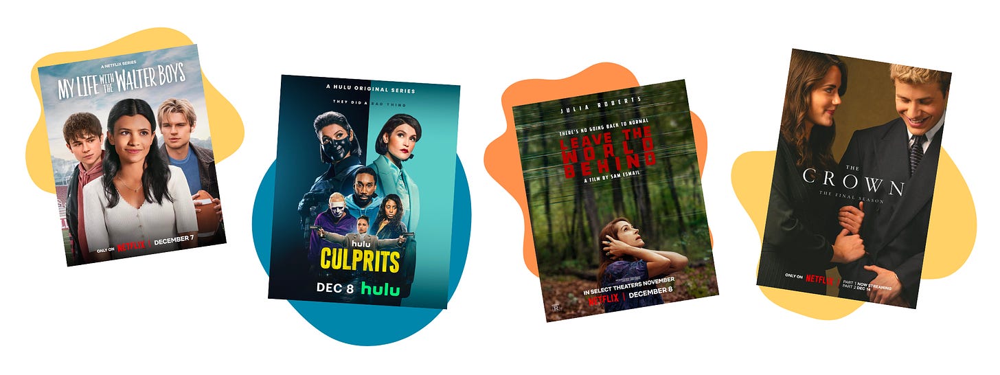 what to watch this week on your streaming services, December 7 | Double Take TV Newsletter