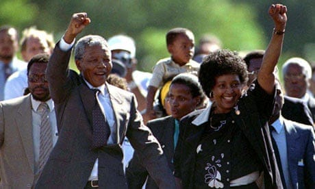On the day of his release, Nelson Mandela stood tall | Nelson Mandela | The  Guardian