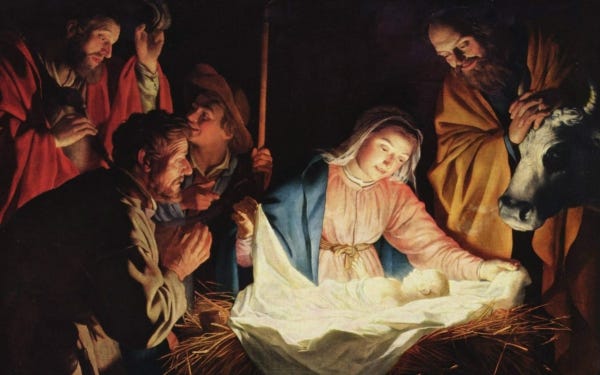 Nativity manger scene