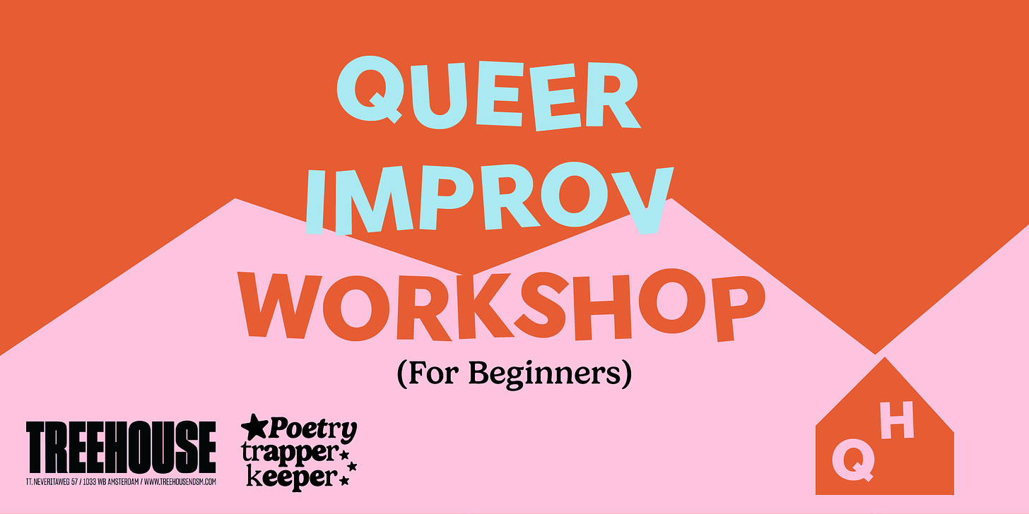 Free Queer Improv Workshop Amsterdam