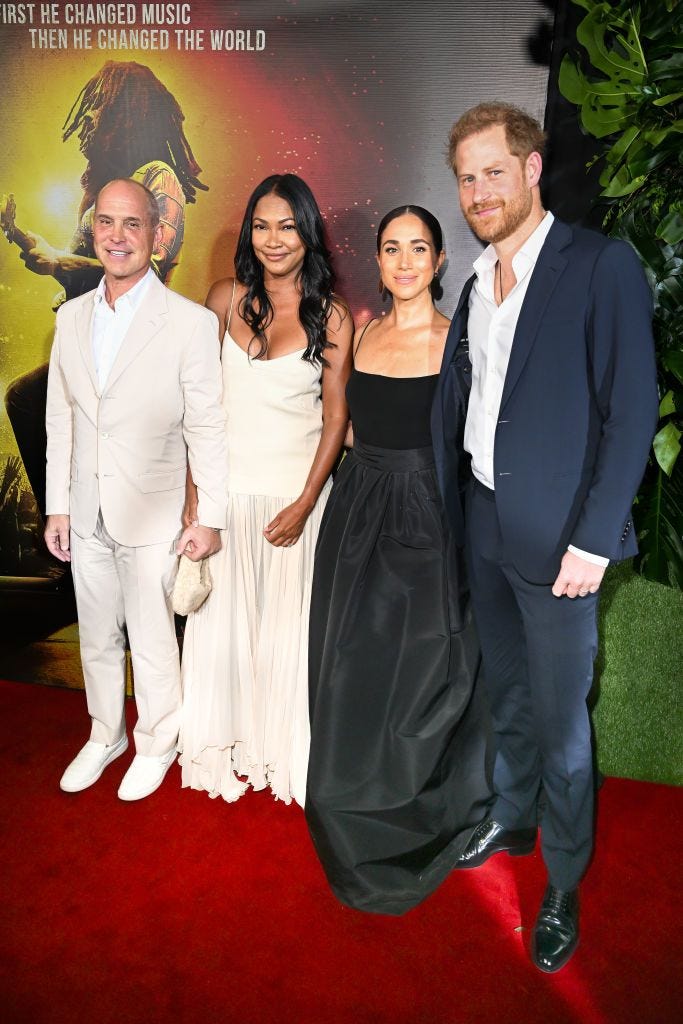 Meghan Markle and Prince Harry's Surprise Red Carpet Appearance at Bob  Marley Movie Premiere - See Photos