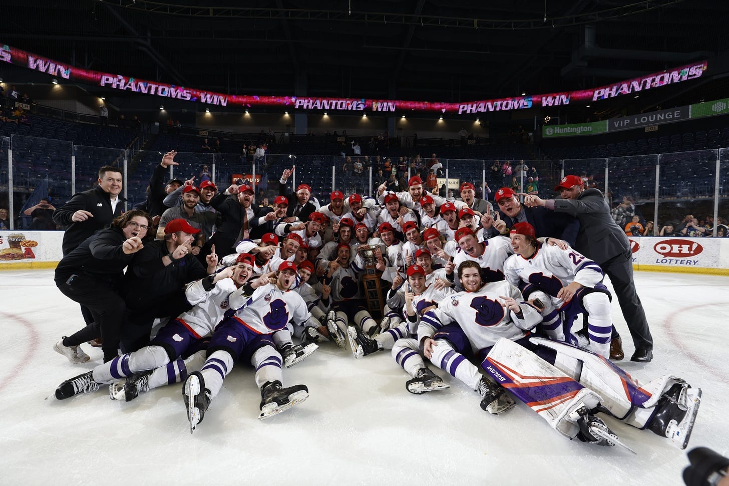 PHANTOMS BLANK FARGO 1-0 TO CLAIM FIRST CLARK CUP TITLE - Youngstown  Phantoms