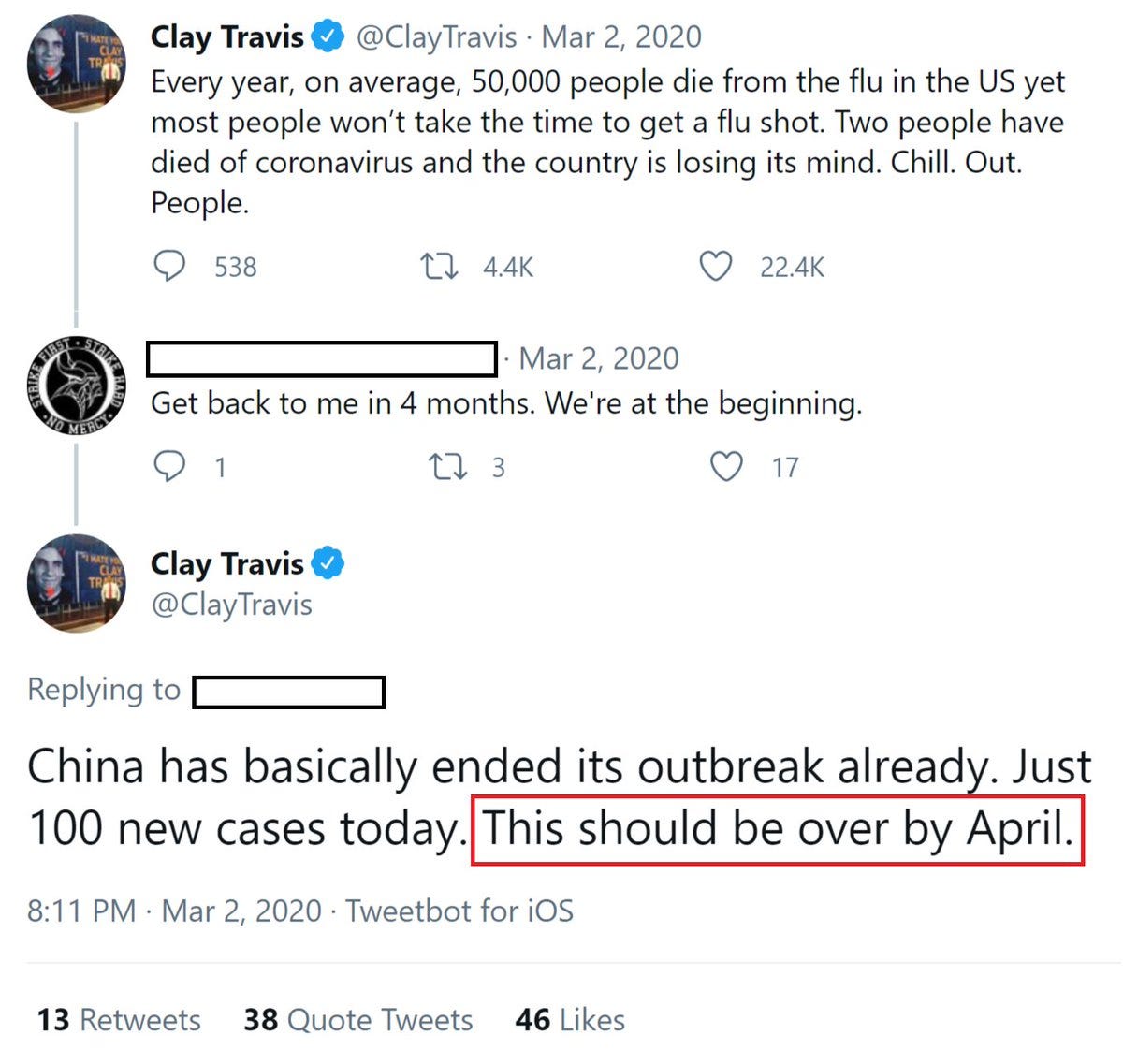 Clay Travis on Twitter: "Here is CNN health “expert” @DrLeanaWen arguing  for airplane vax mandates and saying she can't wait to get her one year one  vaxxed. This woman is a total