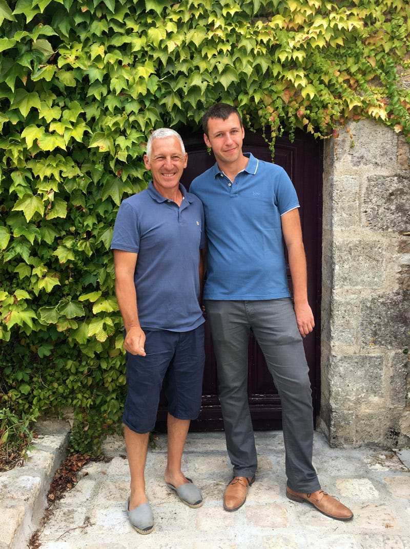 Bruno and Guillaume Martin of Ch. Roland la Garde