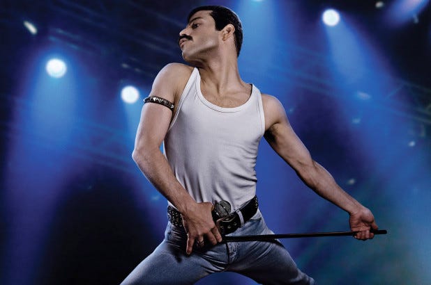 rami malek captures flamboyant freddie mercury moves