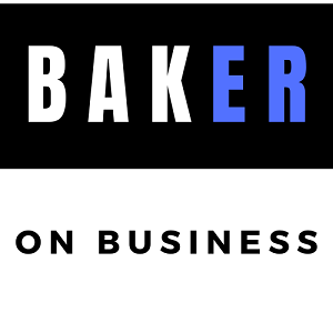 this is a logo for Baker on Business newsletter