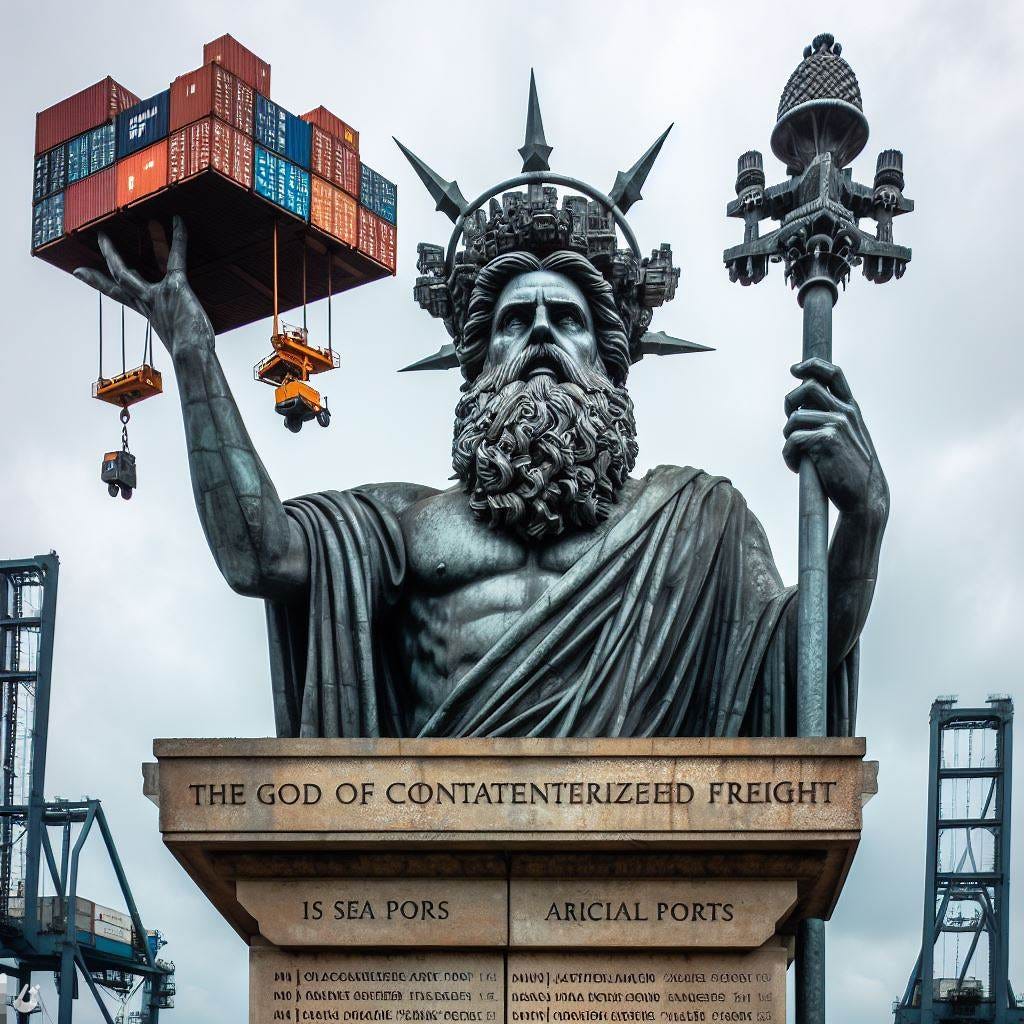 The god of containerized freight