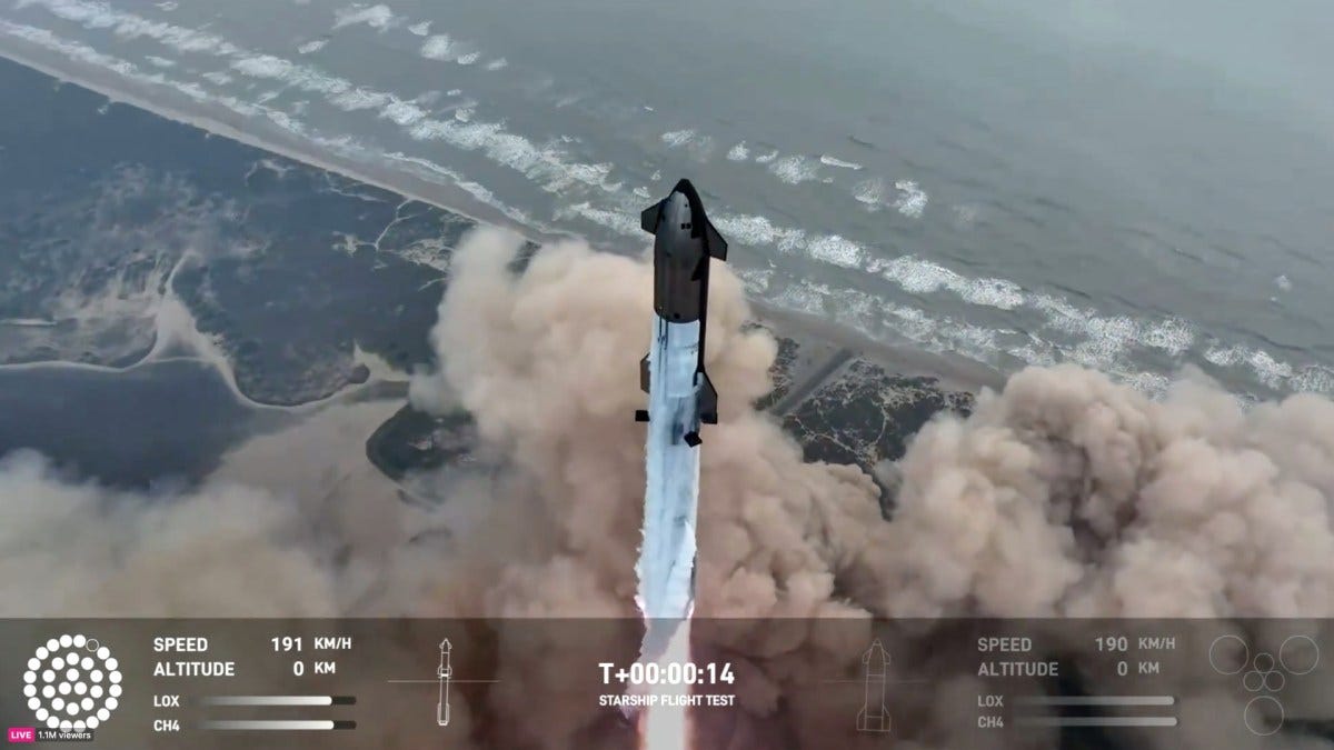 Starship survives reentry during fourth test flight - SpaceNews