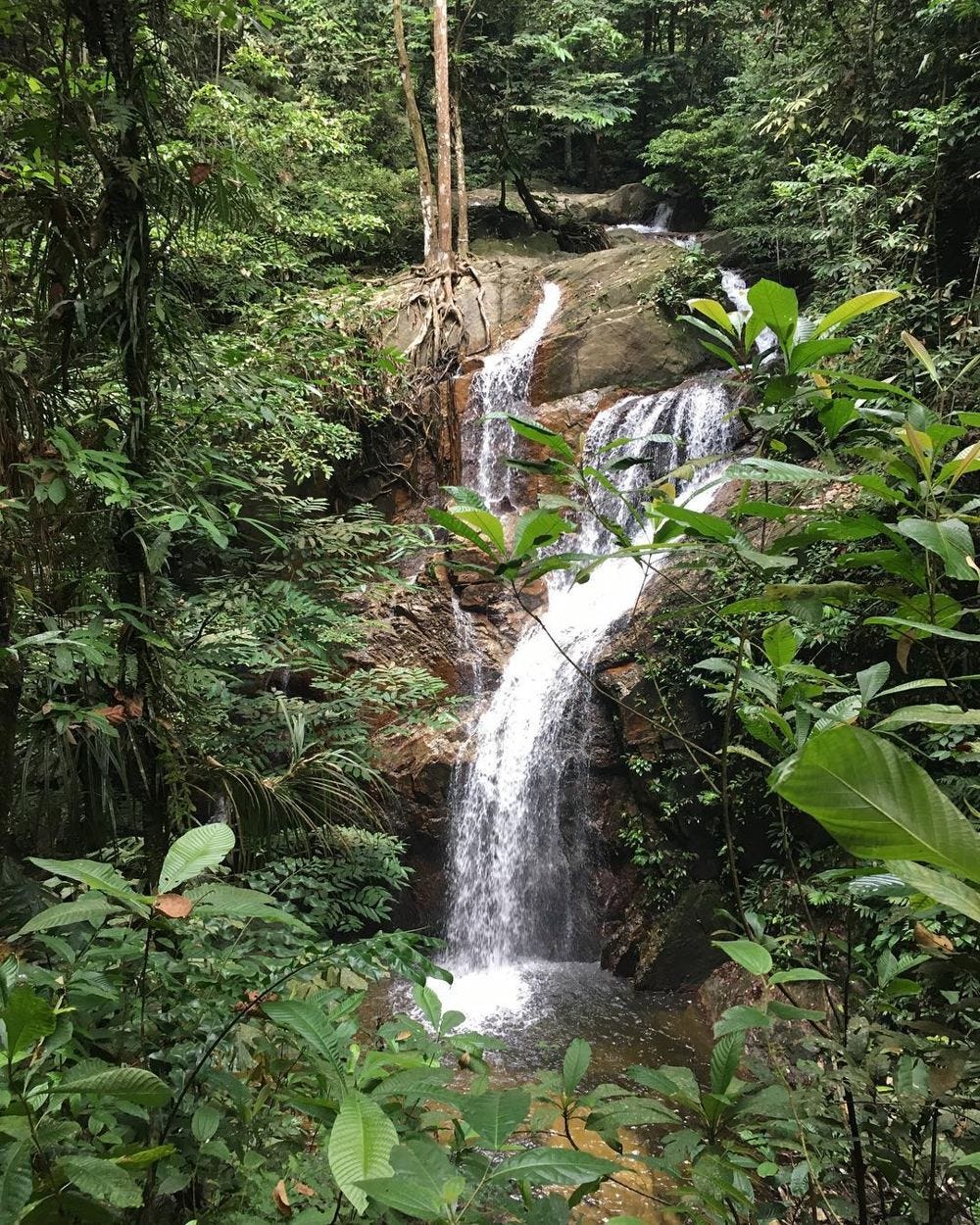 sungai pisang waterfall batu caves