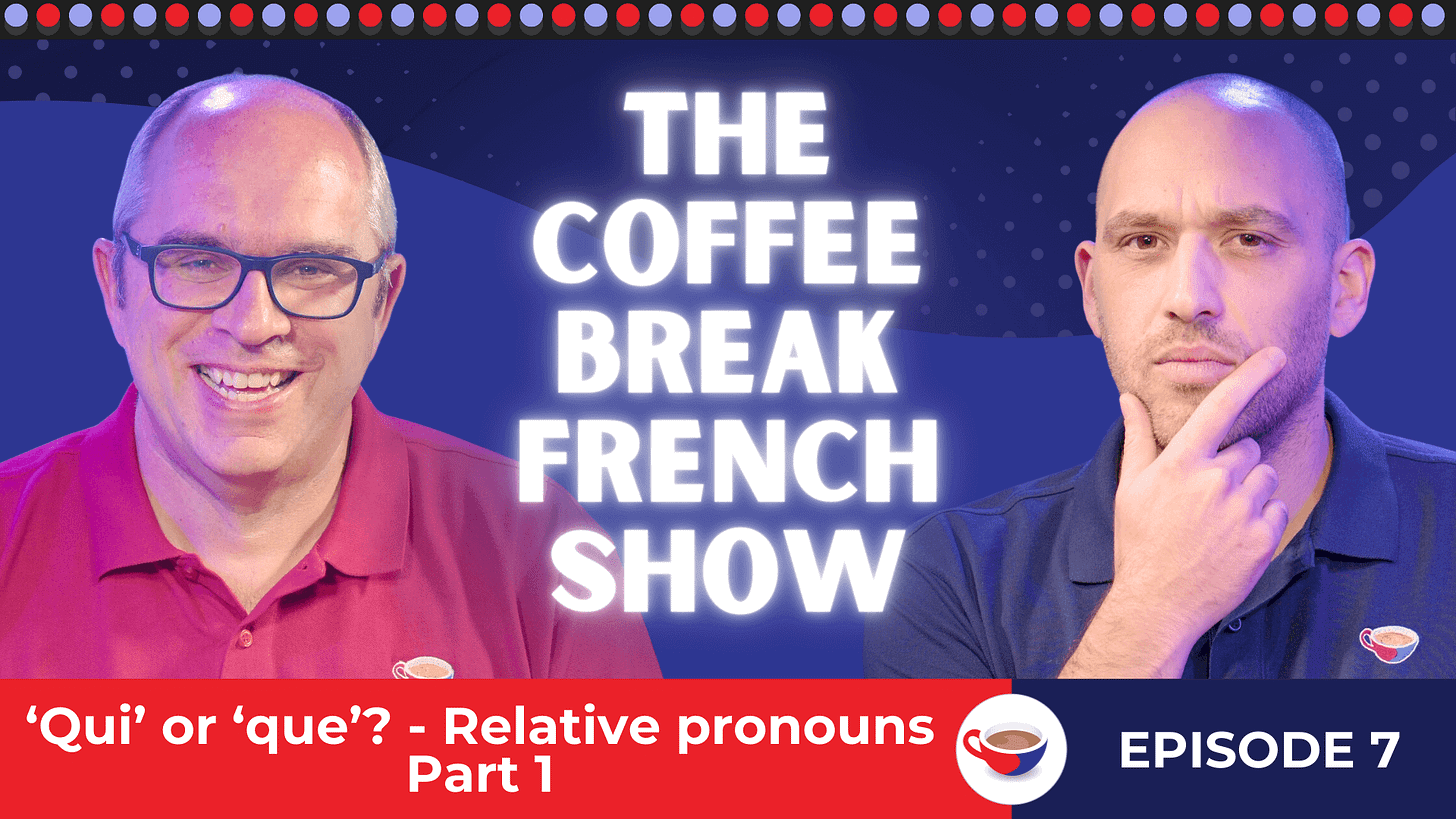 Mark and Max from CoffeeBreak French