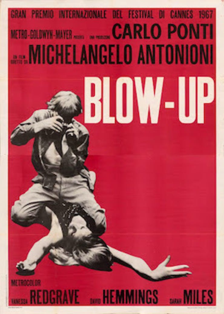 Michelangelo Antonioni's Blow-Up, 1966.