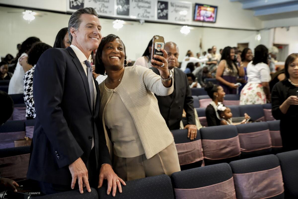 Newsom taps Laphonza Butler for Feinstein's Senate seat - Los Angeles Times