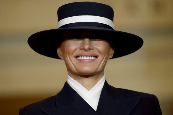 Melania Trump's Inauguration Fashion Statement - The New York Times
