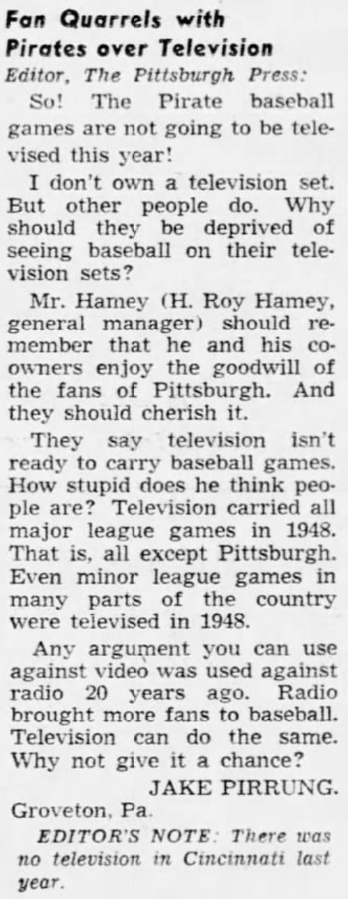 1949 Pittsburgh Press