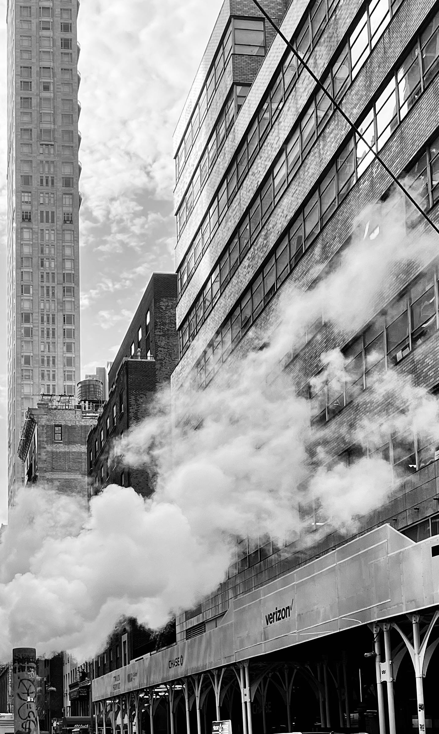 East Village steam vent, New York City