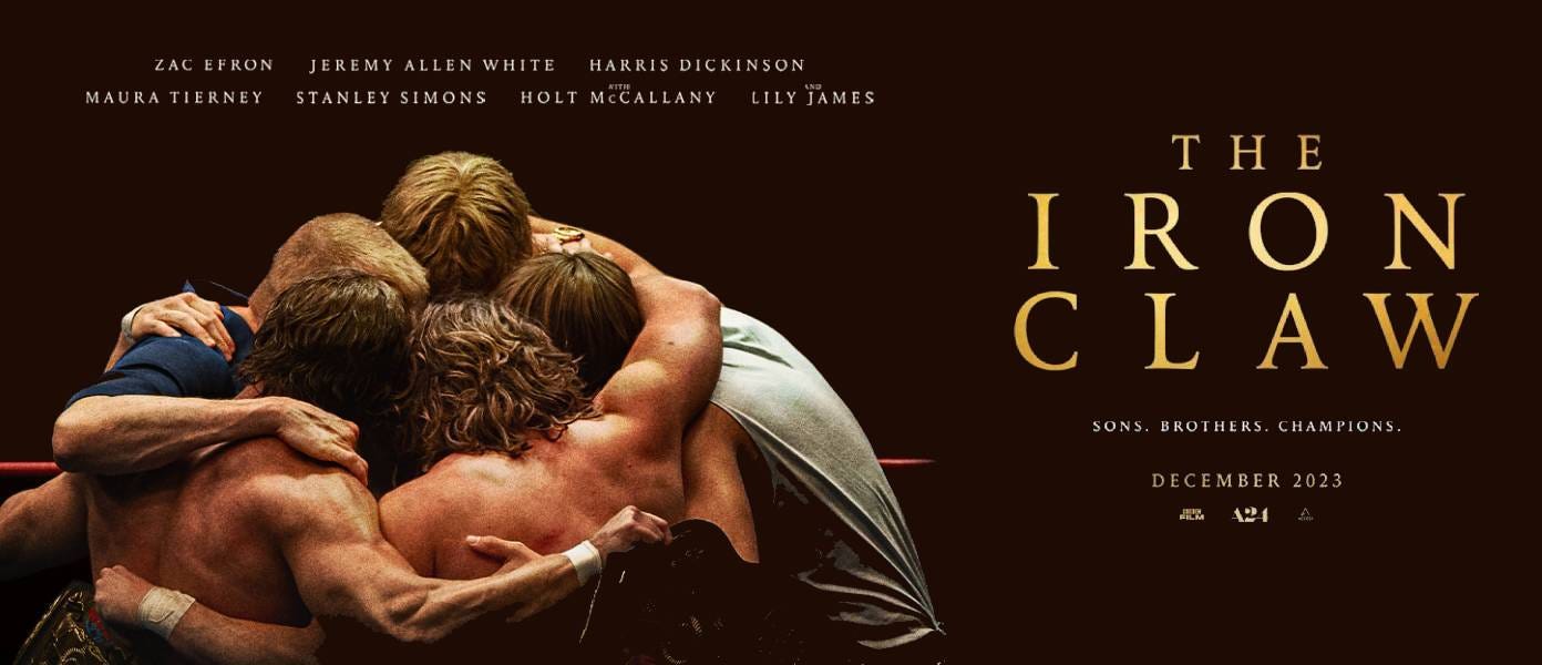 Watch The Teaser Trailer For “The Iron Claw” Starring Zac Efron - Irish  Film Critic