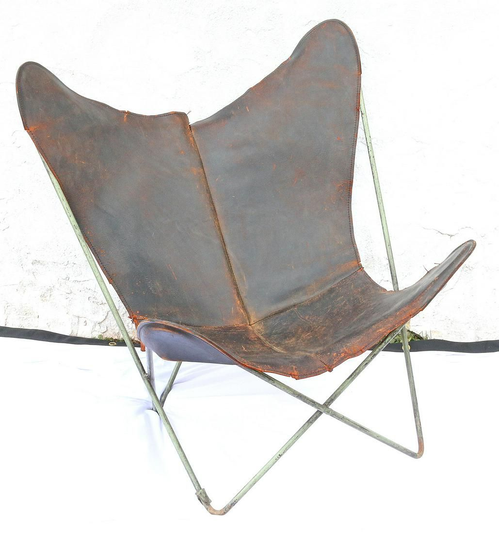 1950s Knoll Hardoy Mid-Century Modern Butterfly Chair