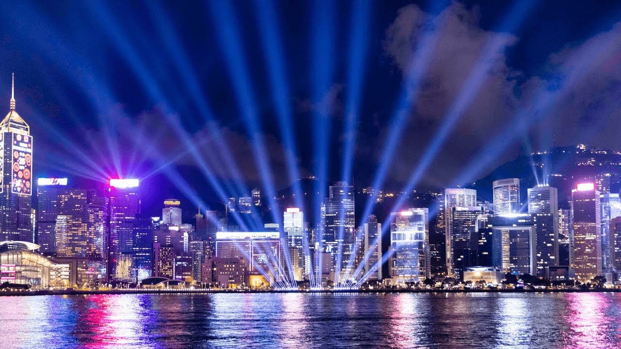 HONG KONG's Symphony of Lights - World's Largest Permanent Light and Sound  Show