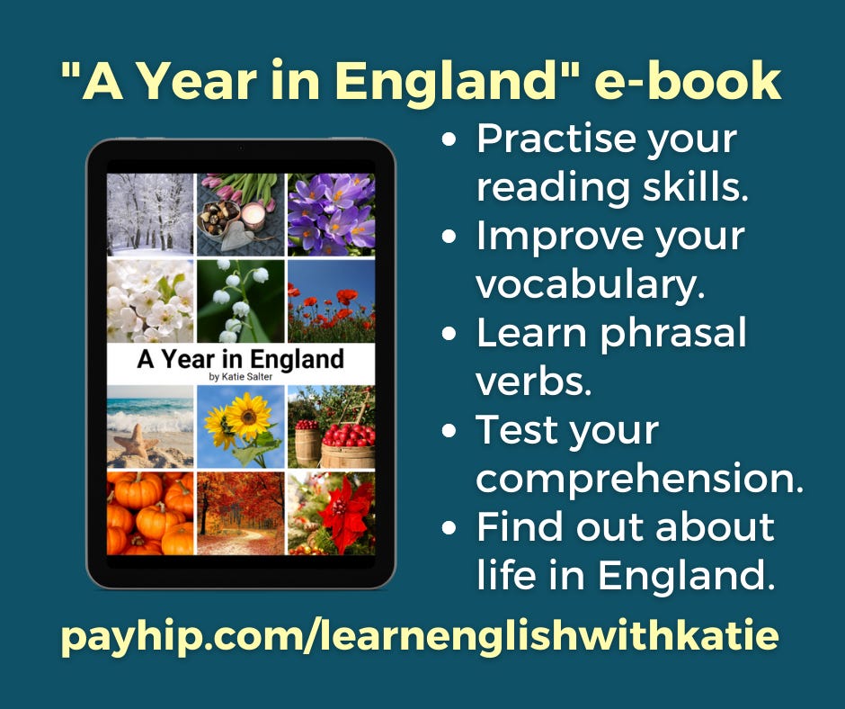 Advertisement for the Year in England e-book