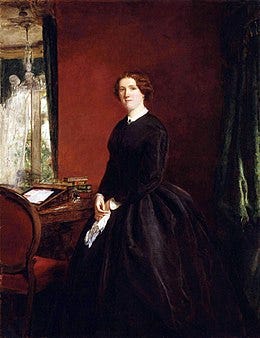 Portrait of Mary Elizabeth Braddon by William Powell Frith, 1865