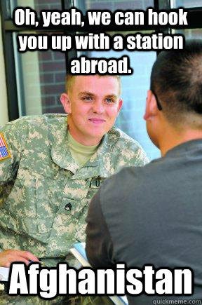 Scumbag Army Recruiter memes | quickmeme