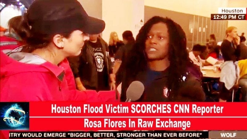 rosa flores gets lashed on houston harvey 2017