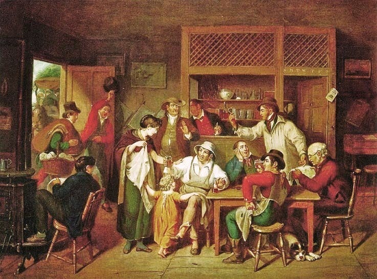 In an American Inn, 1814 - John Lewis Krimmel