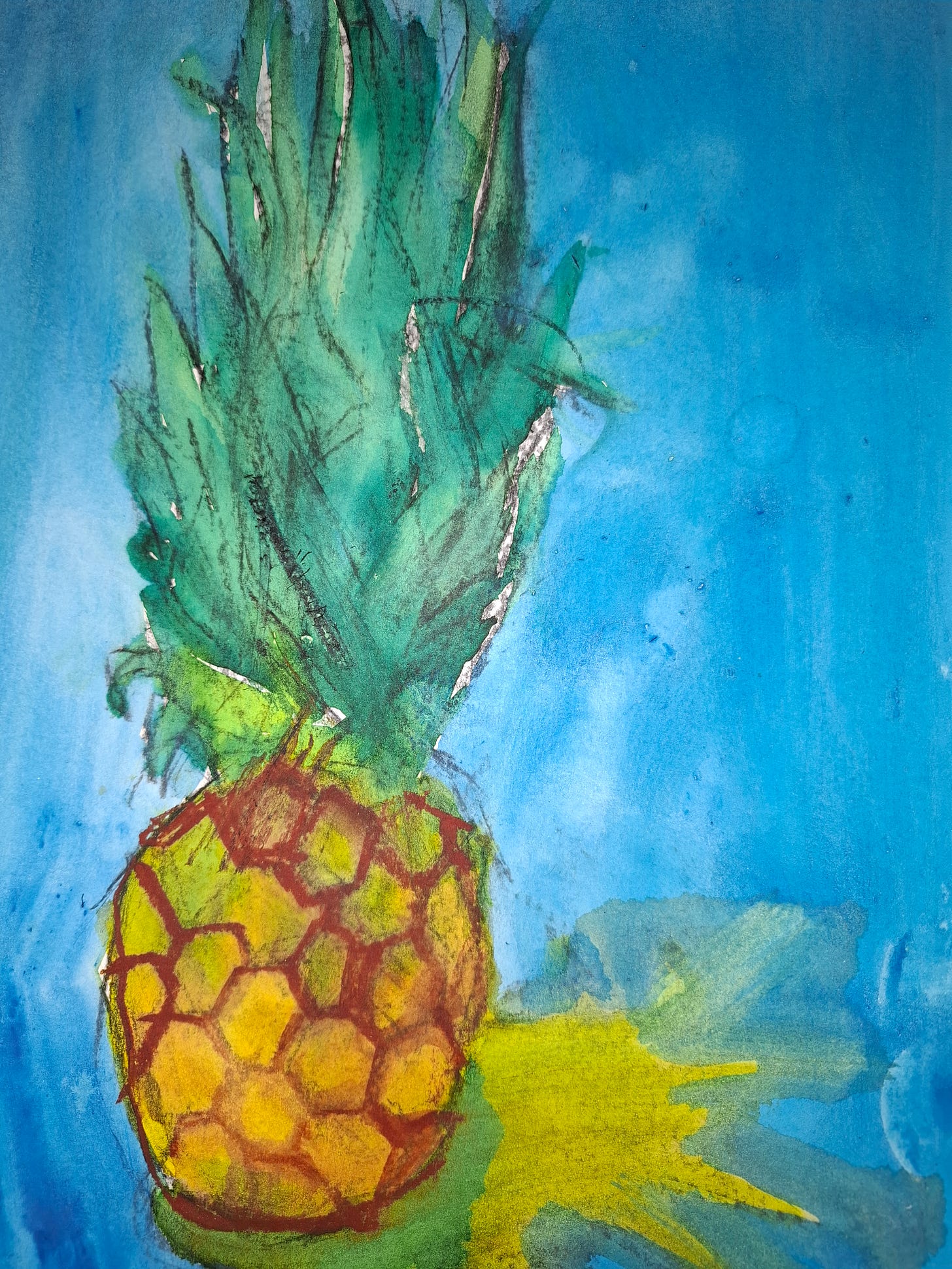 A pineapple. By Alexandra Sans Massó