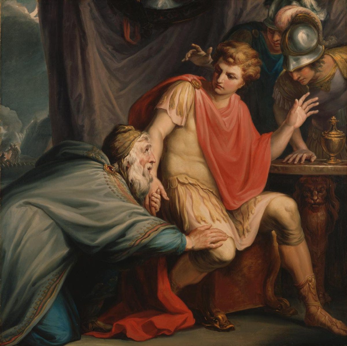 Achilles Besought by Priam for the Body of His Son Hector