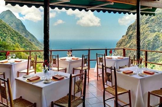 Lunch - Picture of Dasheene at Ladera, St. Lucia - Tripadvisor