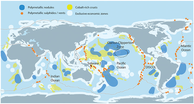 Frontiers | An Overview of Seabed Mining Including the Current State of  Development, Environmental Impacts, and Knowledge Gaps
