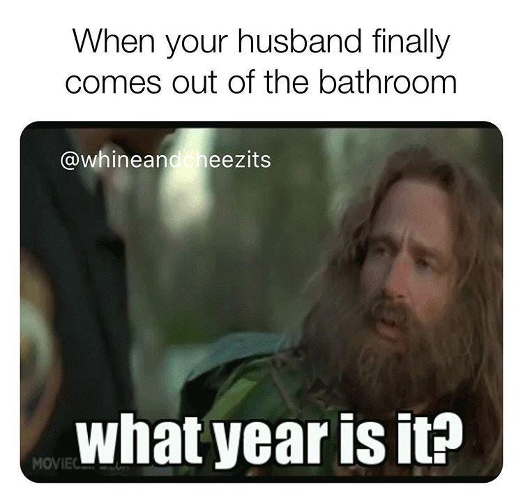 Spot-On Memes About Men Who Get Lost in the Bathroom