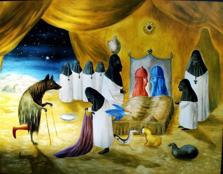 The Lovers, 1987 - Leonora Carrington