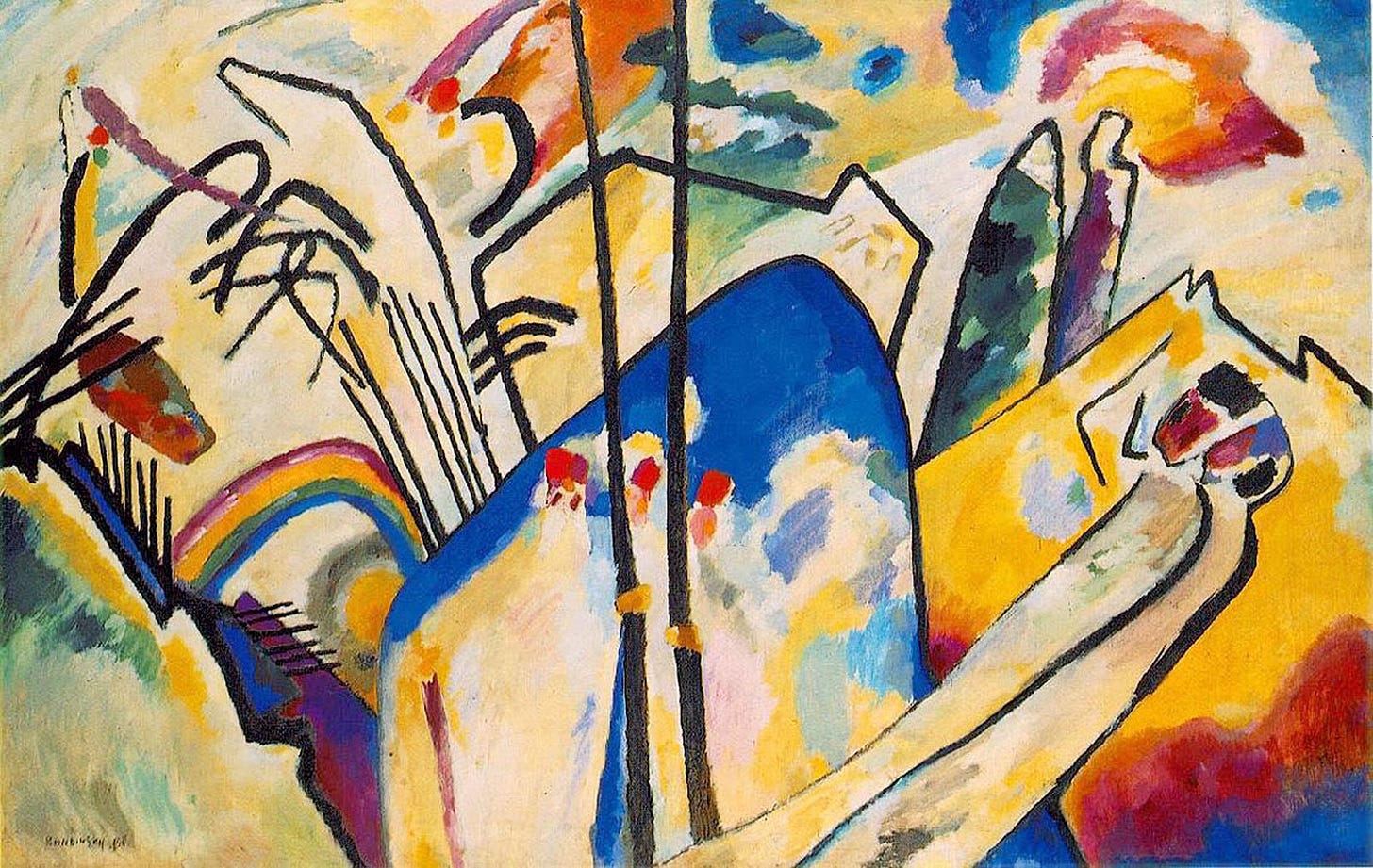 Painting, Composition IV, Wassily Kandinsky