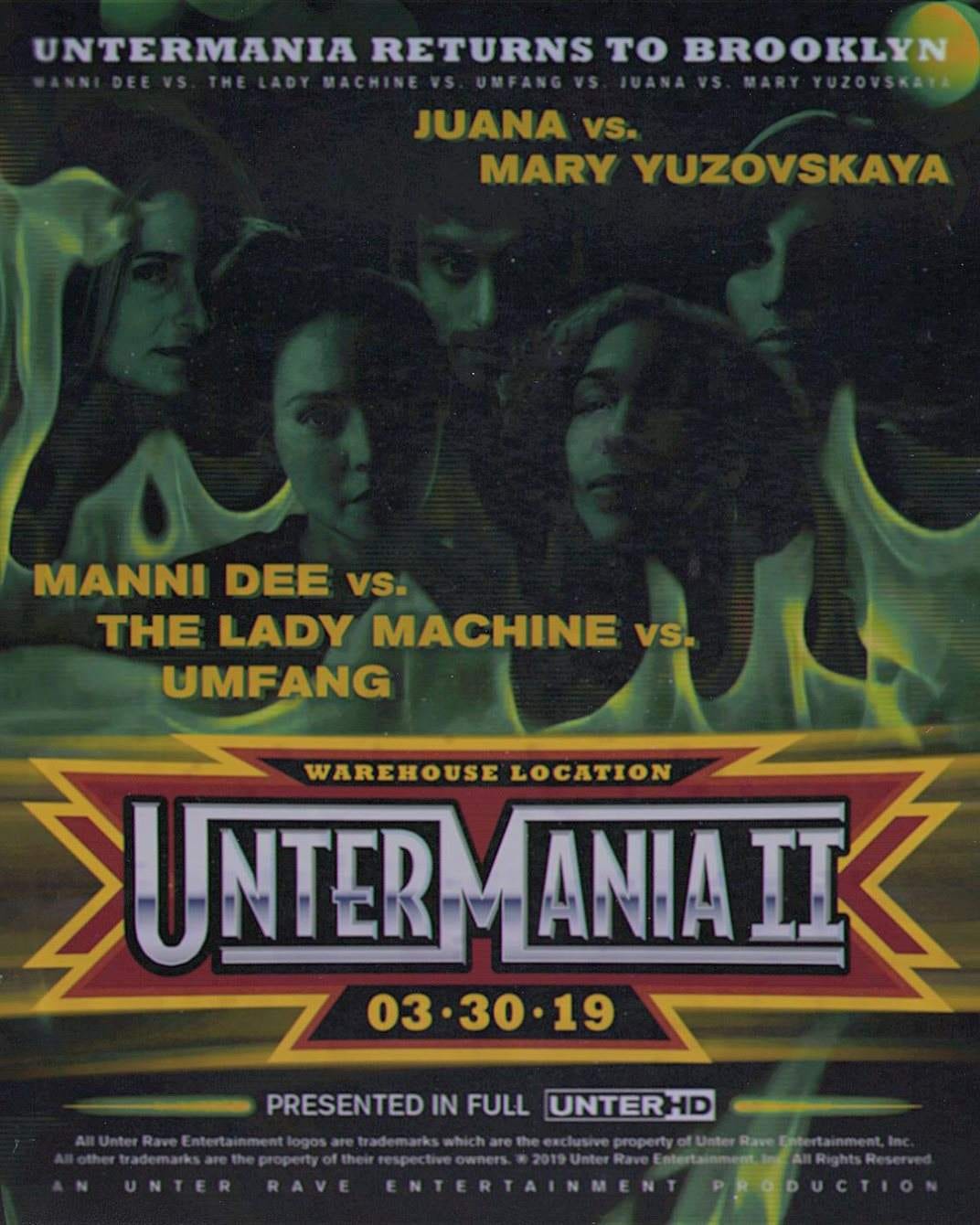UnterMania II - Flyer front