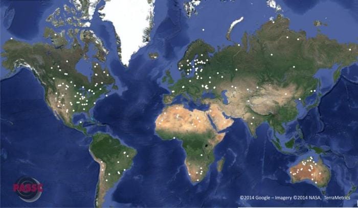 On The Probability Of Large Rocks From Space!
