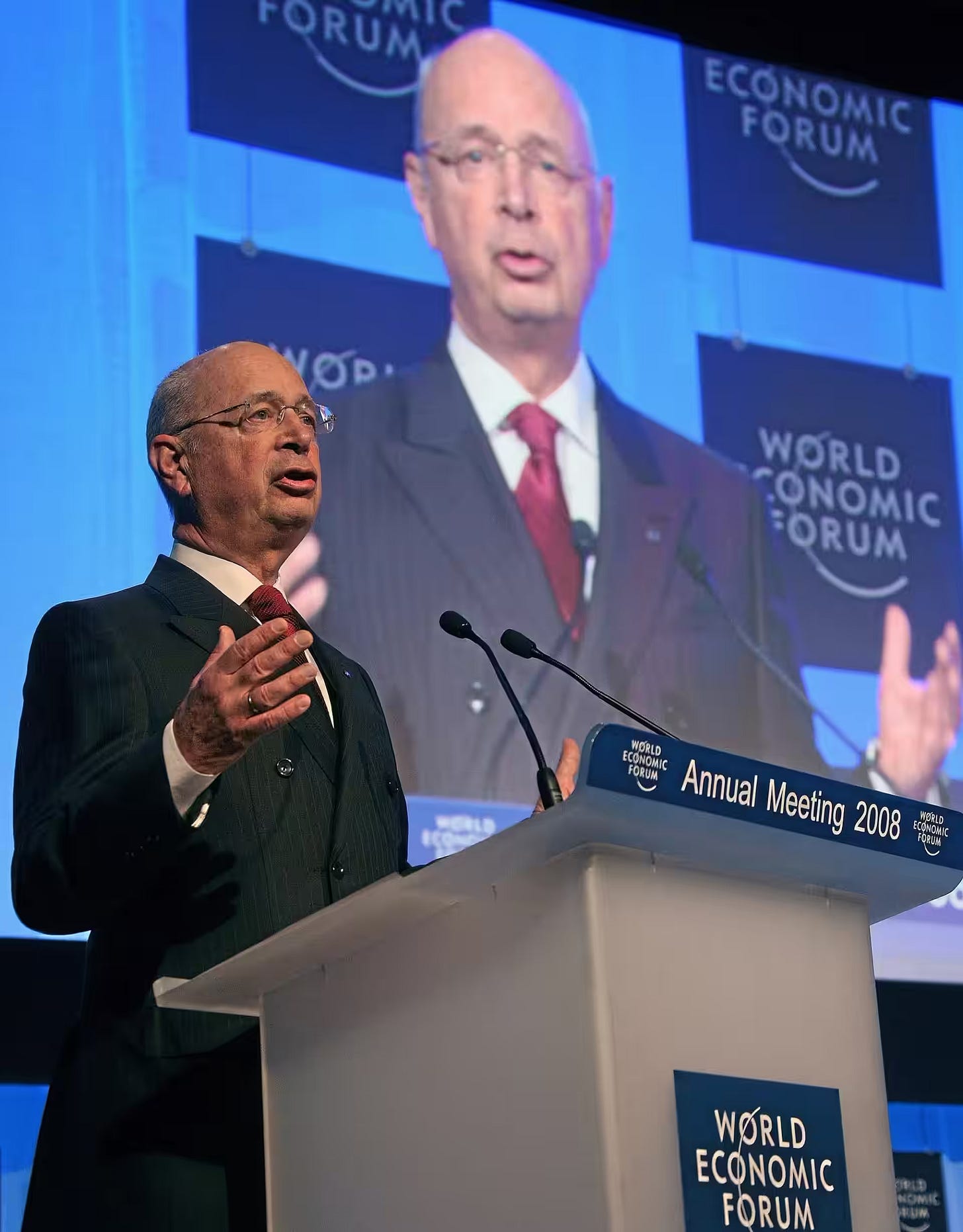 Klaus Schwab psikopat dari World Economic Forum
