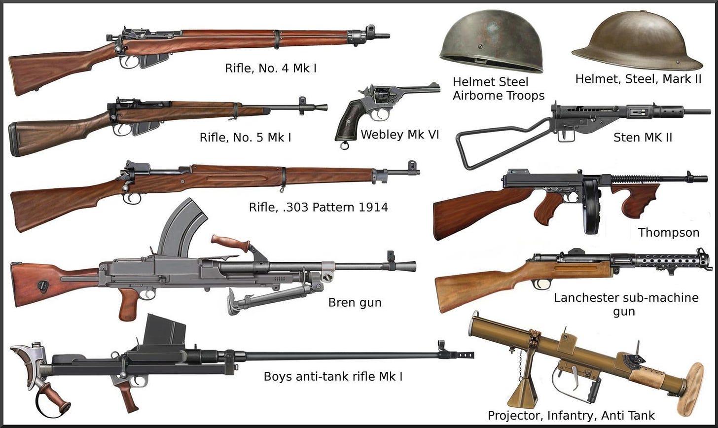 British WW2 infantry weapons : r/HellLetLoose