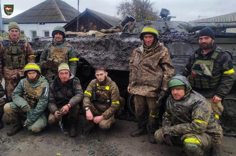Ukraine's 14 Separate Mechanized Brigade during operations. : r ...