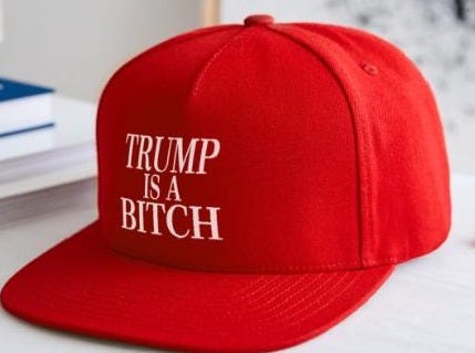 Trump is a Bitch (White Text)