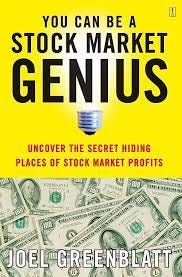 You Can Be a Stock Market Genius: Uncover the Secret Hiding Places of Stock  Market Profits: Greenblatt, Joel: 9780684840079: Books - Amazon.ca
