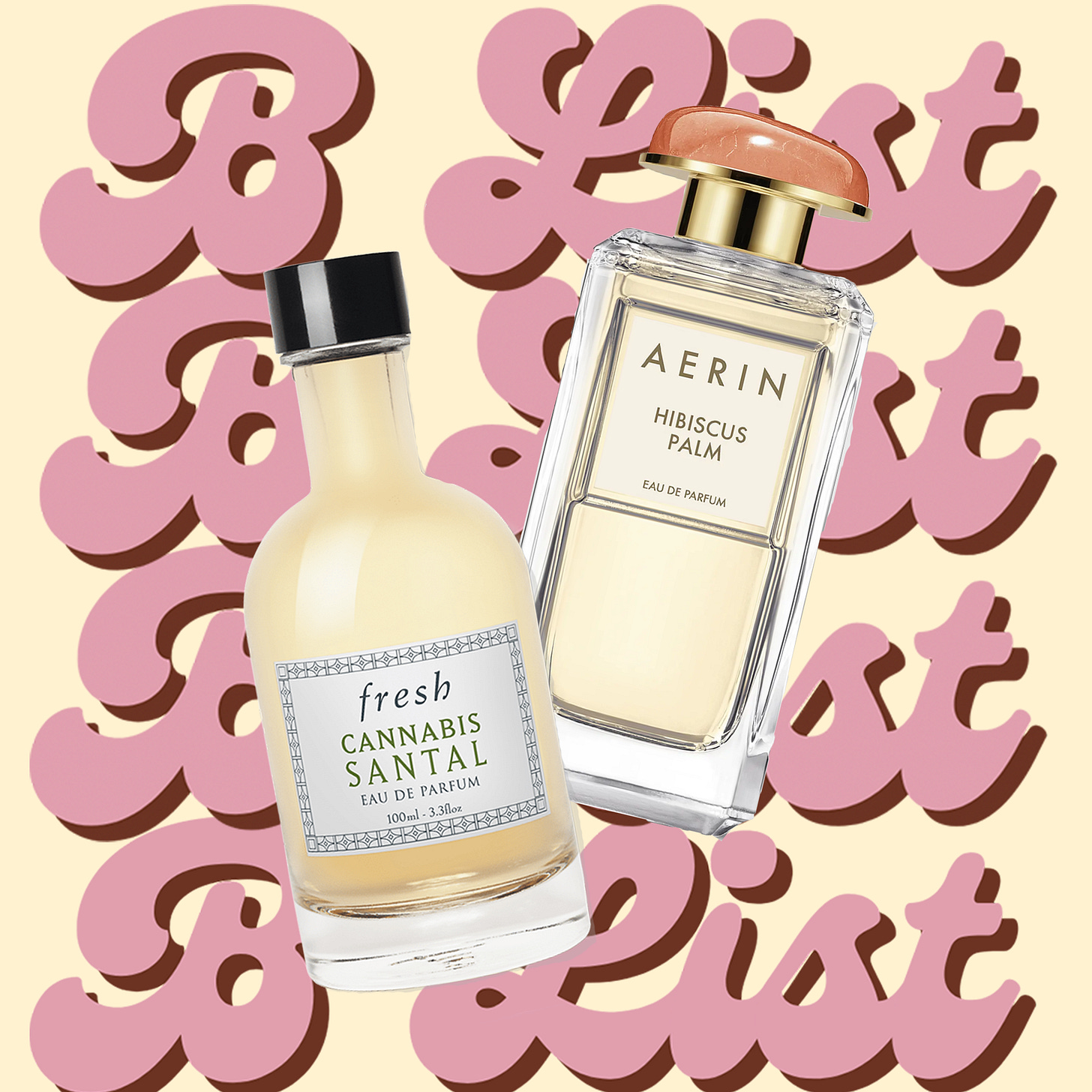 Fresh Cannabis Santal, Aerin Hibiscus Palm