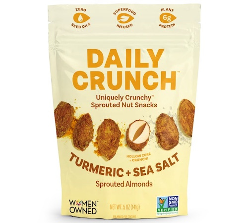 Daily Crunch Turmeric & Sea Salt Sprouted Almonds