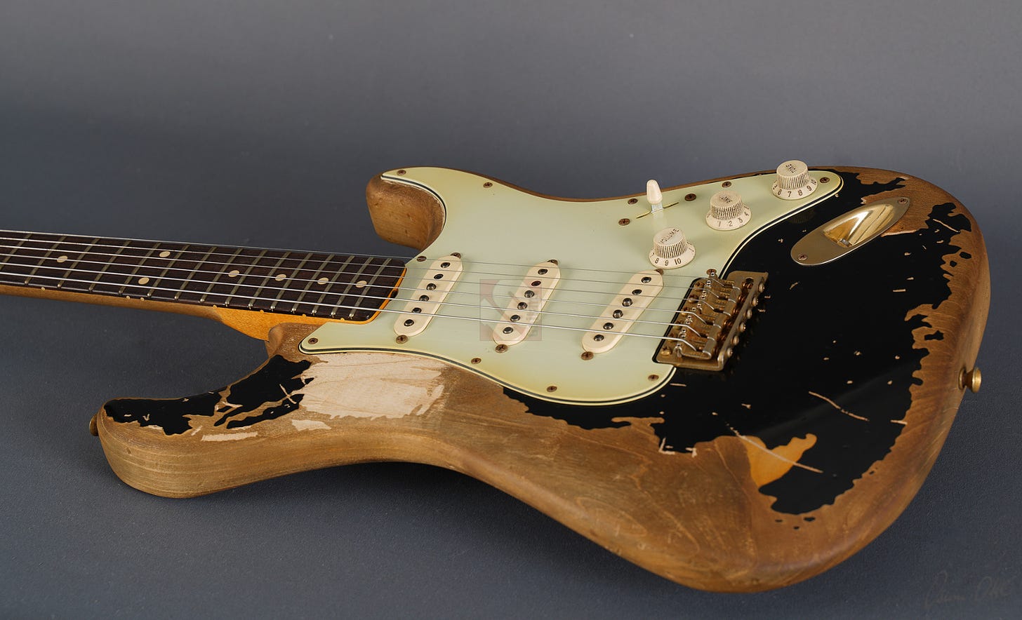 Fender Stratocaster John Mayer "Black One" Masterbuilt John Cruz (2010) |  Ten Guitars