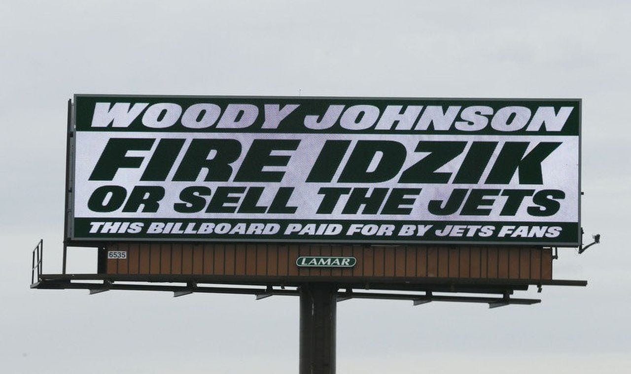 'Fire John Idzik' billboard has a new twist - nj.com