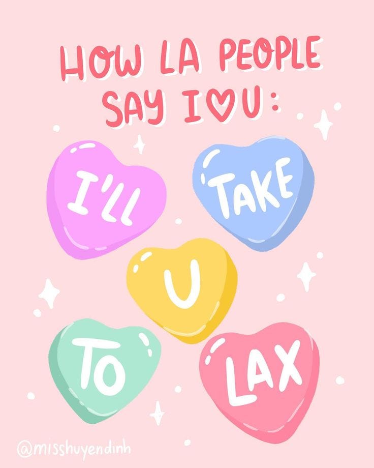 In LA, we express love differently😆. Tag your LAX buddy. If ...