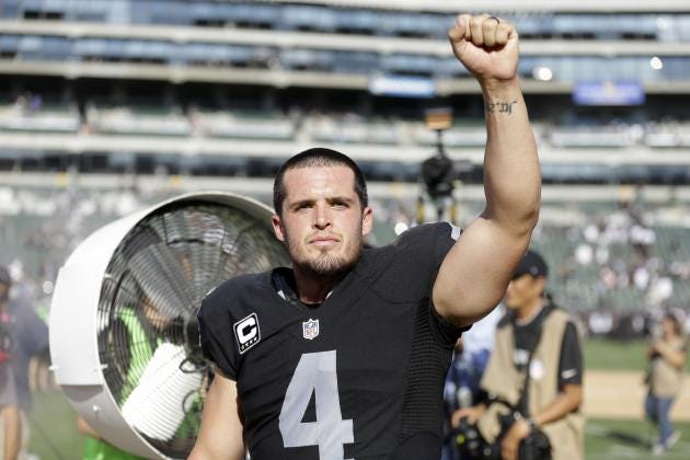 derek carr made dfs happy on draftkings