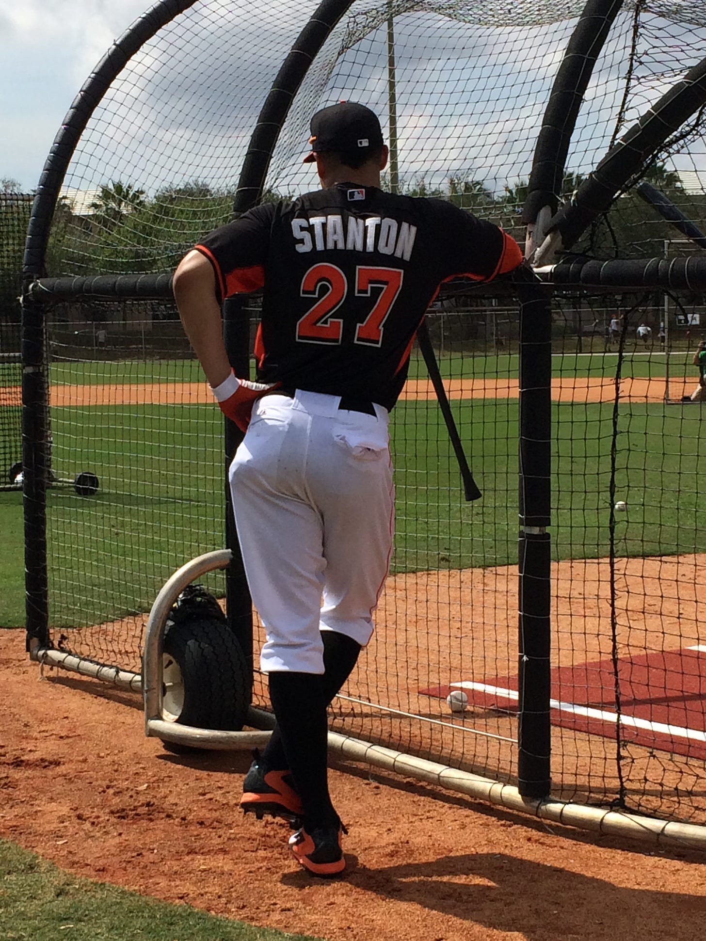 Stanton's back? He is on this fantasy roster.