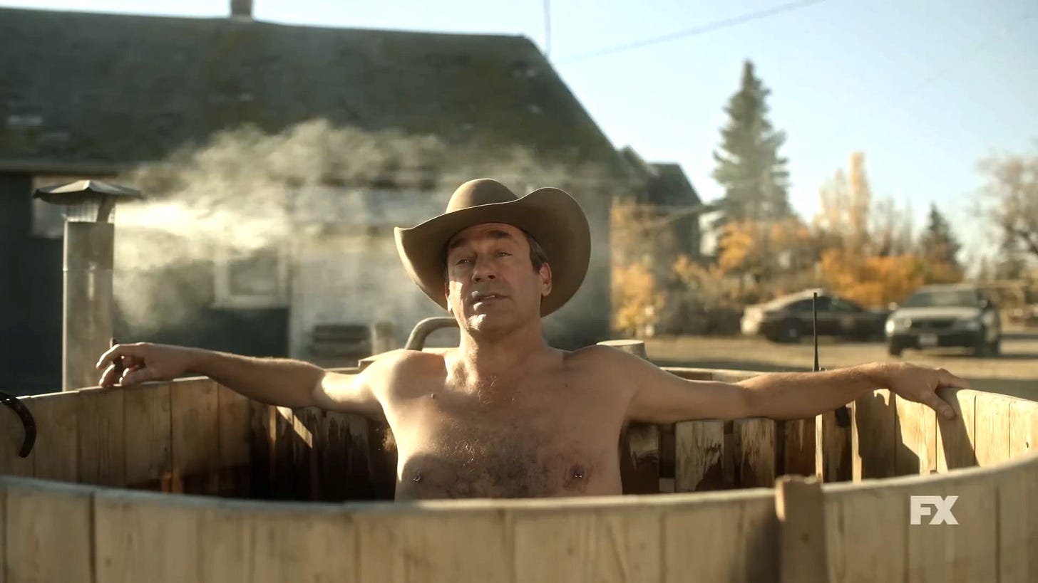 Fargo's Jon Hamm explains using fake nipples for season 5 debut