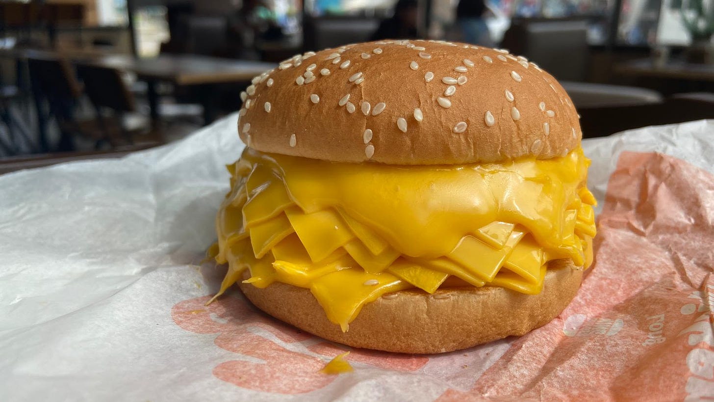 Burger King Thailand's new 'real cheseburger' has no meat and 20 slices of  cheese | CNN Business